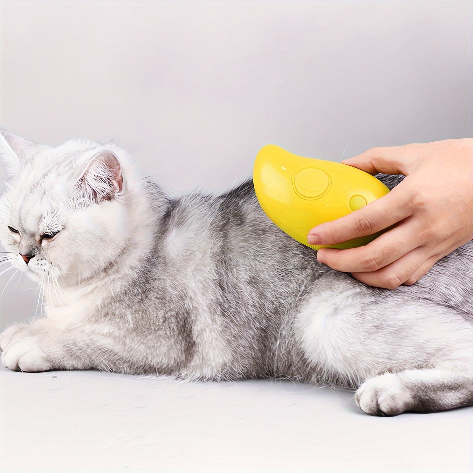 Escova a Vapor para Remoção de Pelos de Cães e Gatos